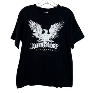 Vintage 2007 Y2K Alter Bridge Blackbird Short Sleeve Grunge Punk Band Tee M
